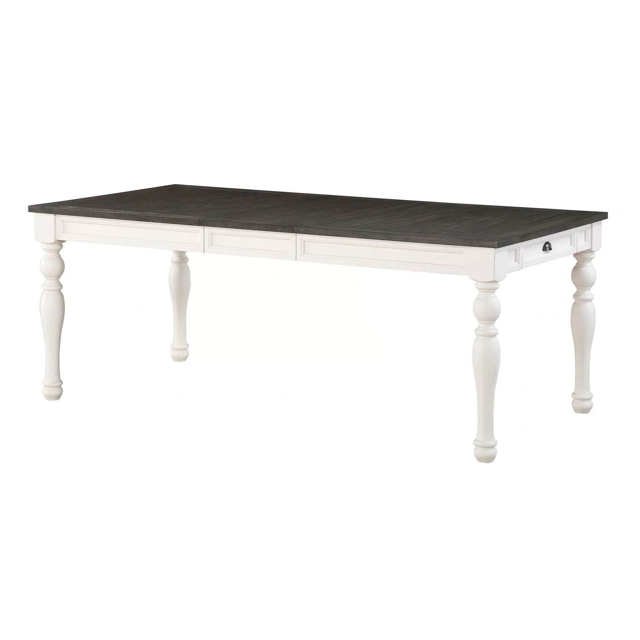 Steve Silver Joanna Dining Table in Two-tone Ivory and Mocha