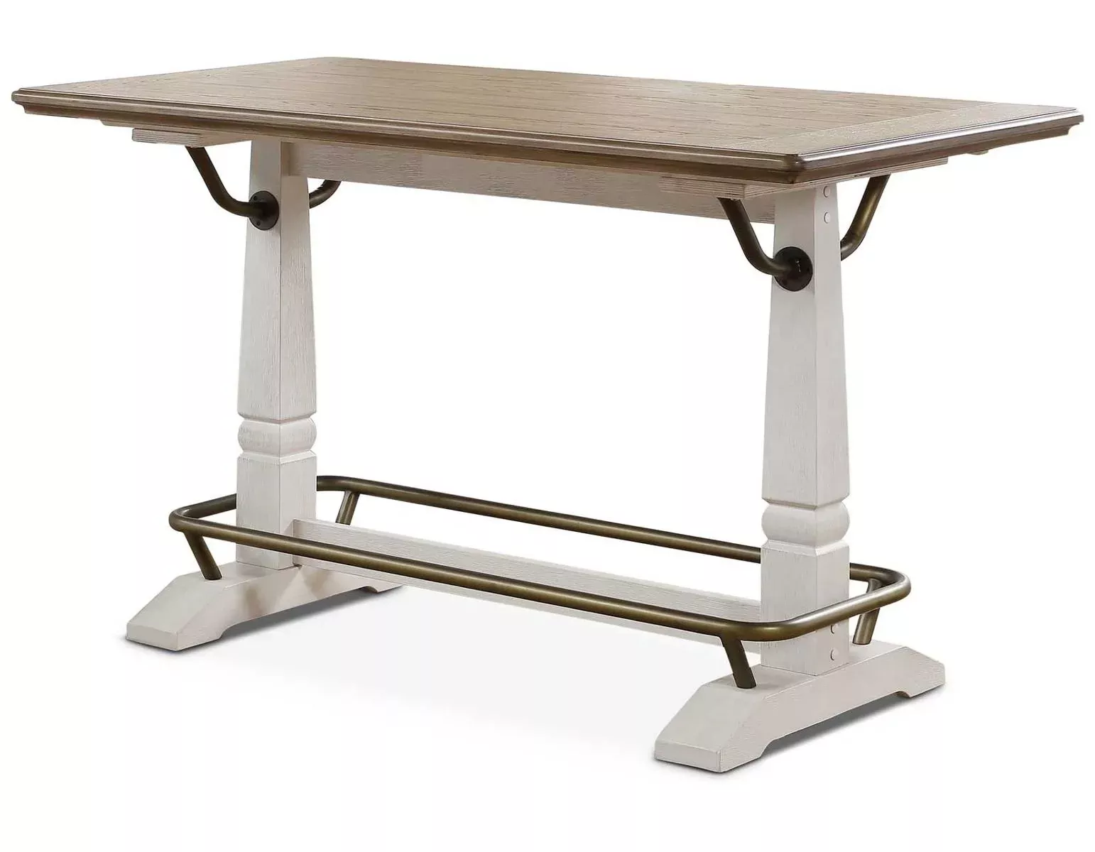 Steve Silver Pendleton Gathering Table in Ivory