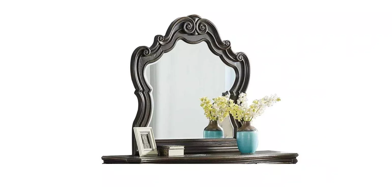 Steve Silver Rhapsody Mirror in Molasses