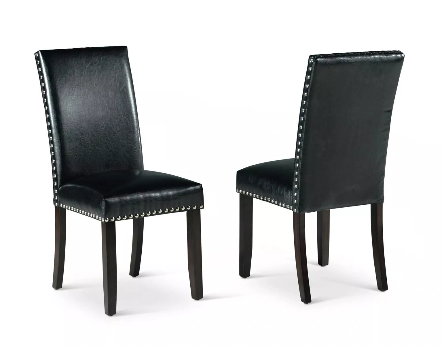 Steve Silver Westby Black Side Chair in Ebony Wood (Set of 2)