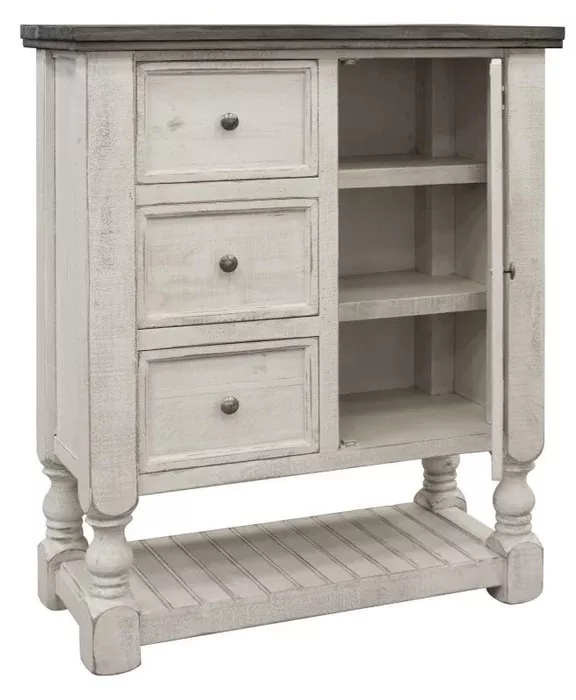 Stone 3 Drawer, 1 Door Chest