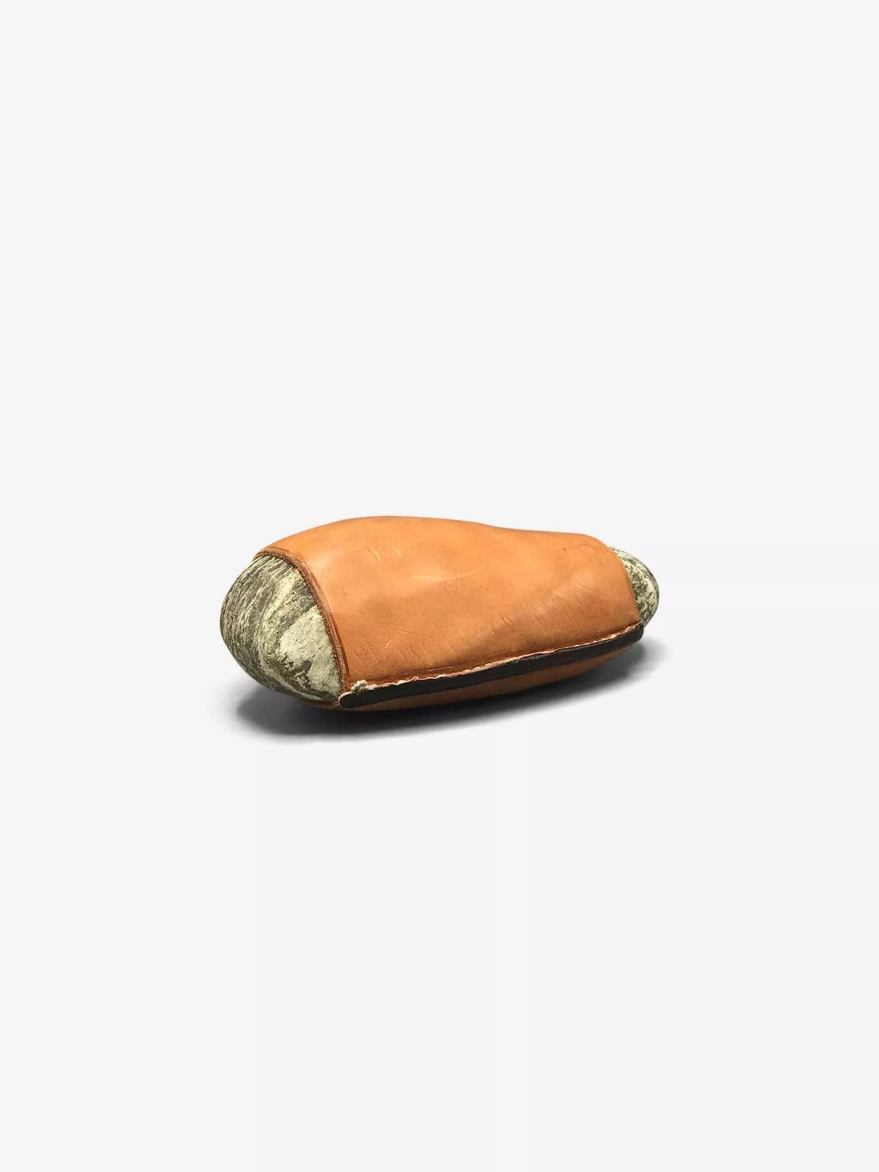 Stone Wrapped in Leather