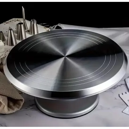 Swivel cake stand 31 cm metal