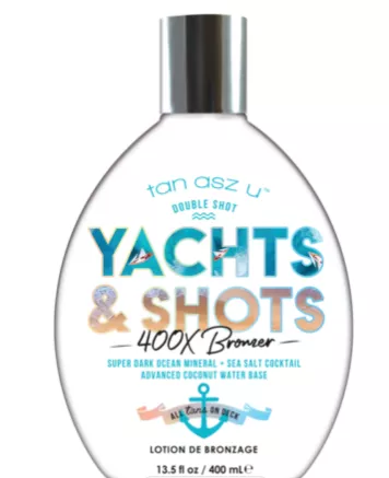 TAN ASZ U Double Shot Yachts & Shots 13.5 oz