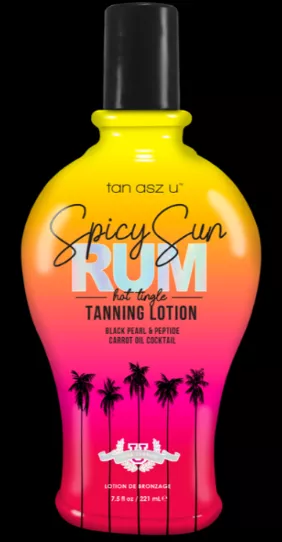 Tan ASZ U Spicy Sun Rum 7.5 oz