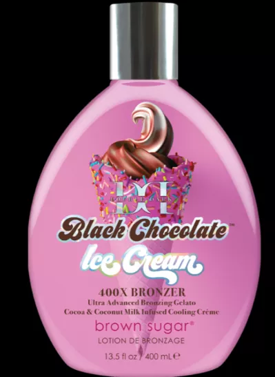 Tan Inc. Double Dark Black Chocolate Ice Cream 13.5 oz