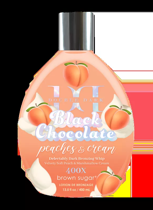Tan Inc. Double Dark Black Chocolate Peaches & Cream 13.5 oz