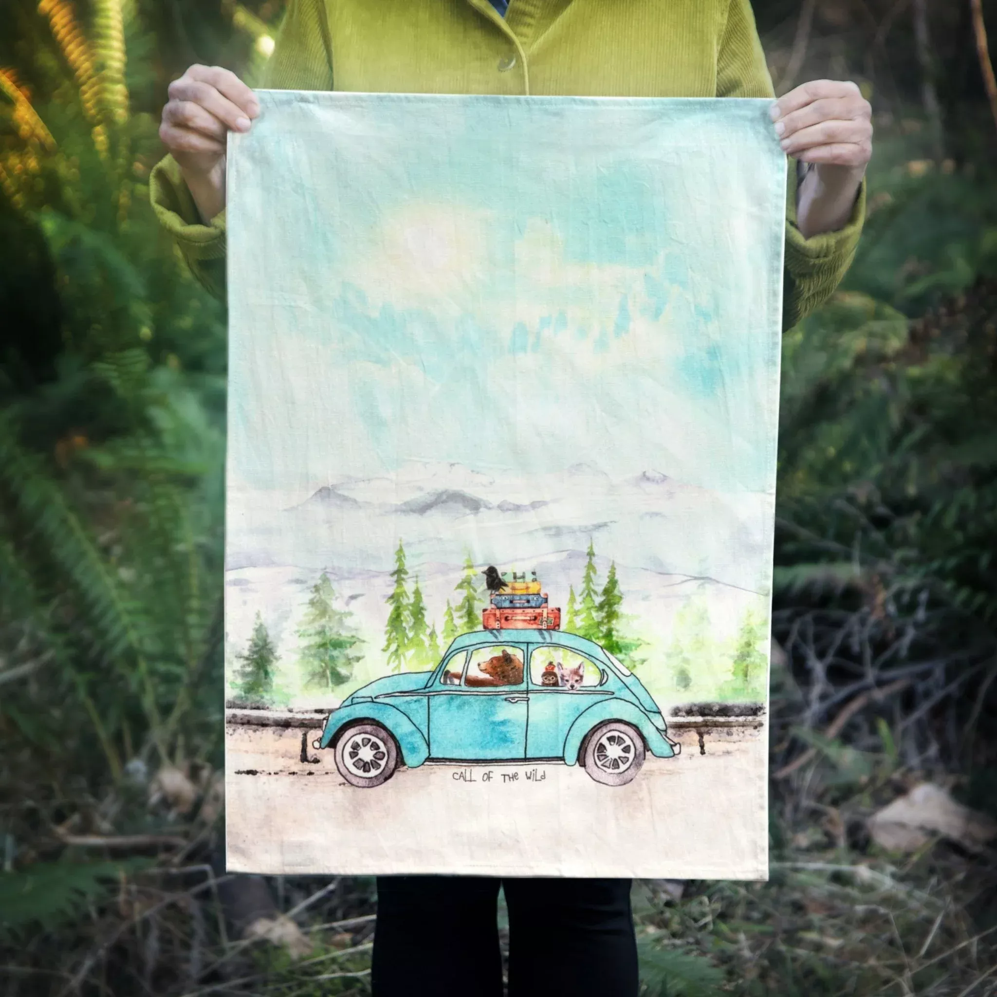 Tea Towel - Lost & Found - Call of the Wild