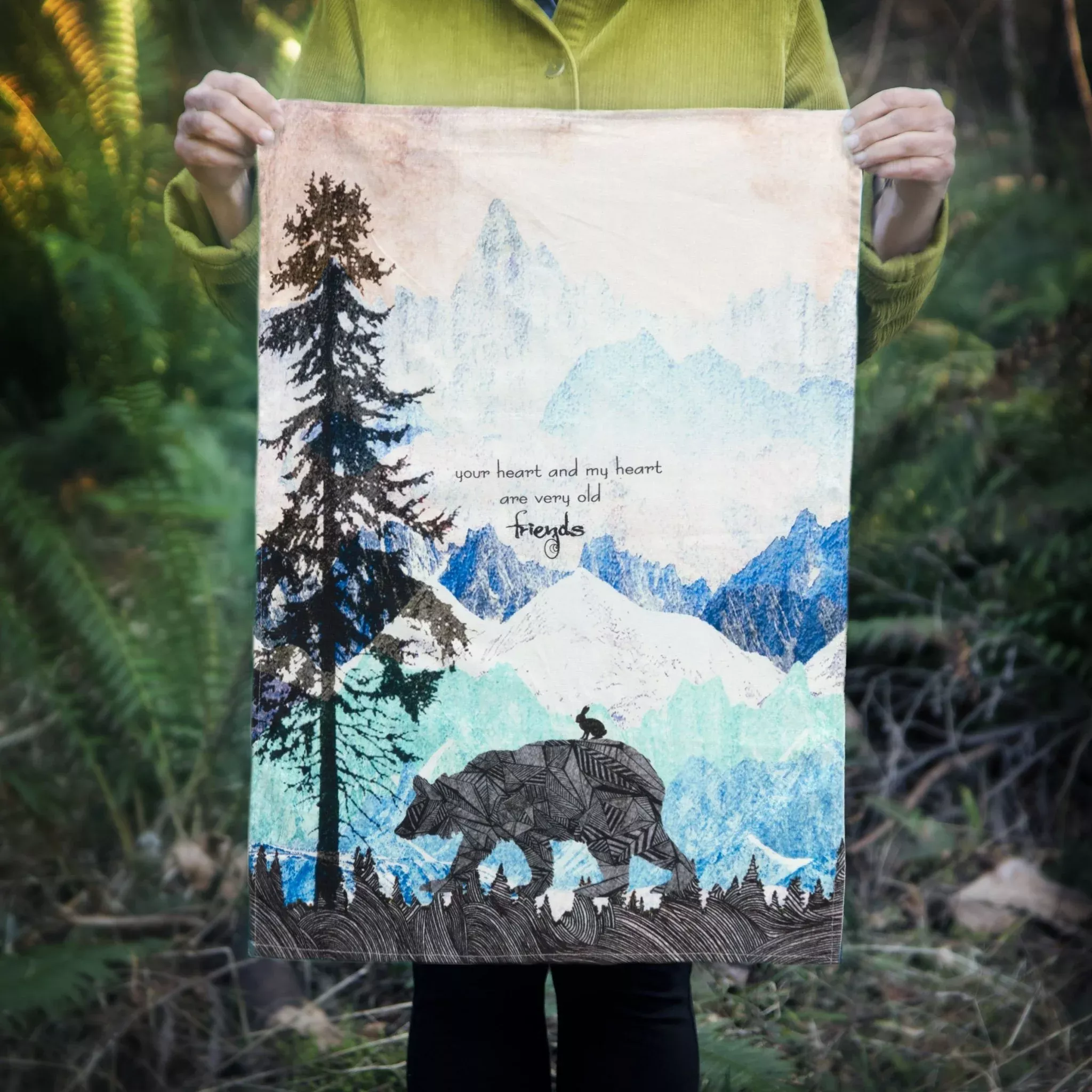 Tea Towel - Lost & Found - Your Heart My Heart
