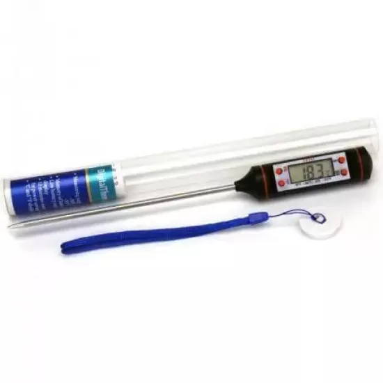 Thermometer - digital culinary probe -50 to +300 in a flask