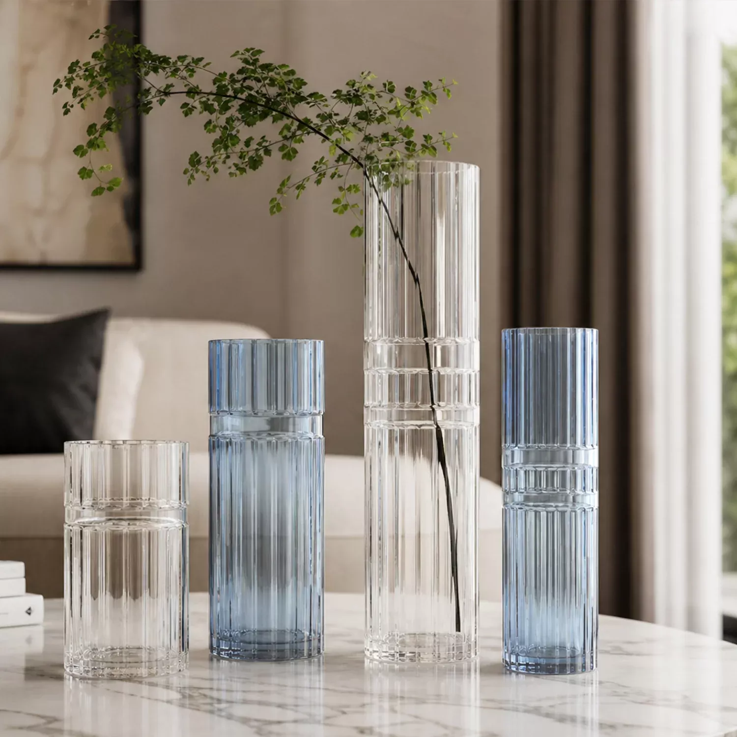 Tiered Glass Vase