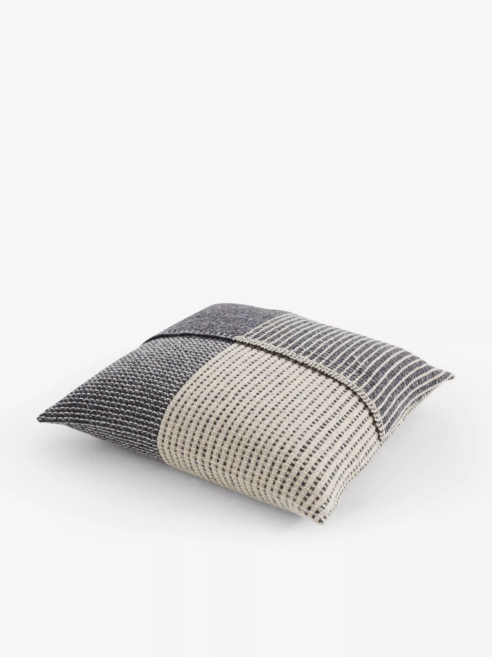 Time Dark Grey Pillow