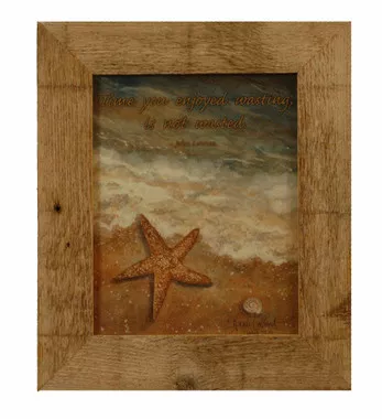 Time You Enjoyed Wasting is Not Wasted - Beach Wall Decor Print