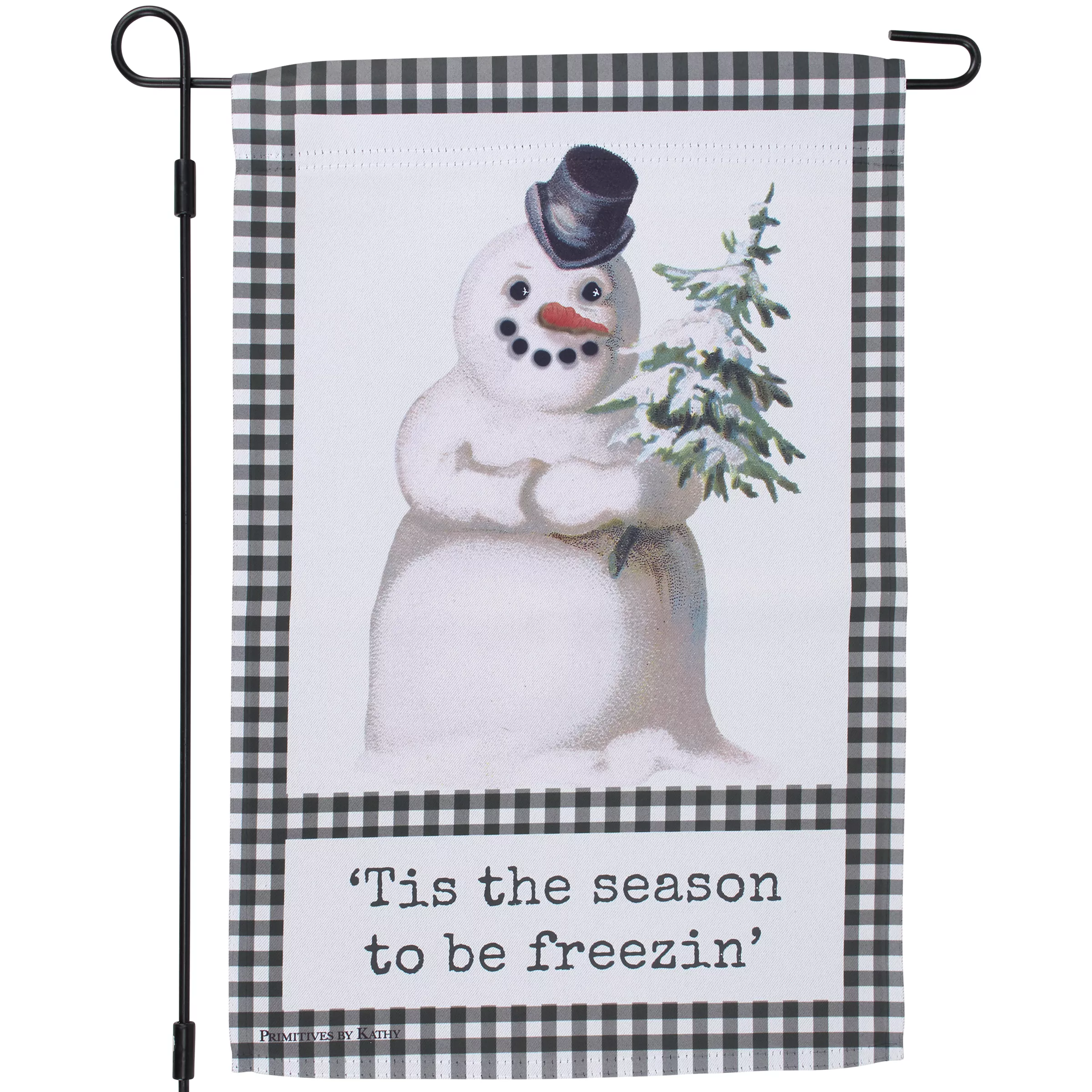 'Tis The Season To Be Freezin' Garden Flag
