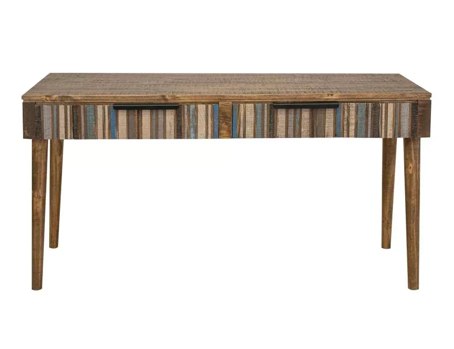 Tiza Desk, w/2 multicolor drawers