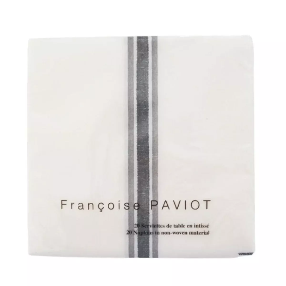 Torchon Grey - Paviot Dinner Napkins