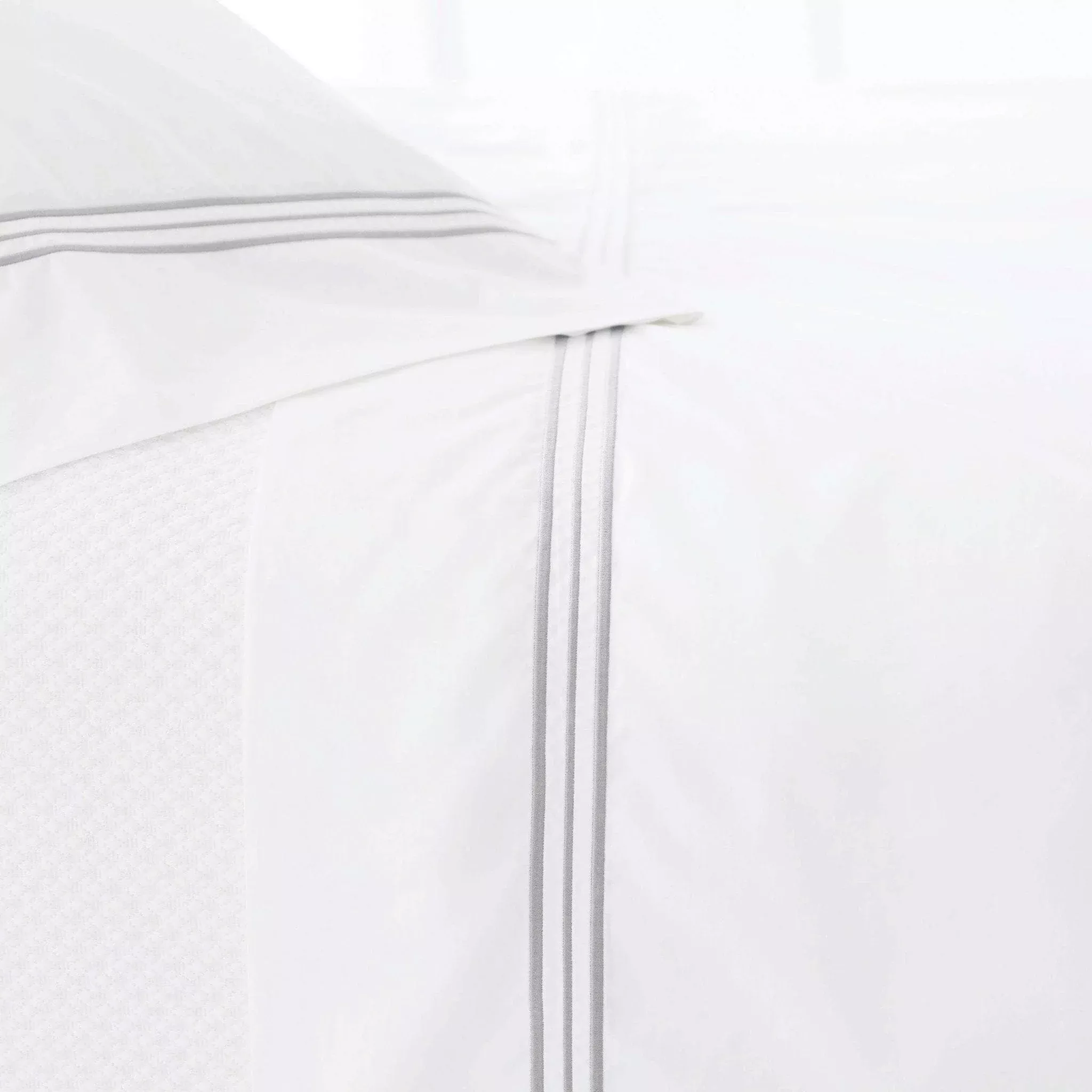 Trio Pearl Grey Flat Sheet