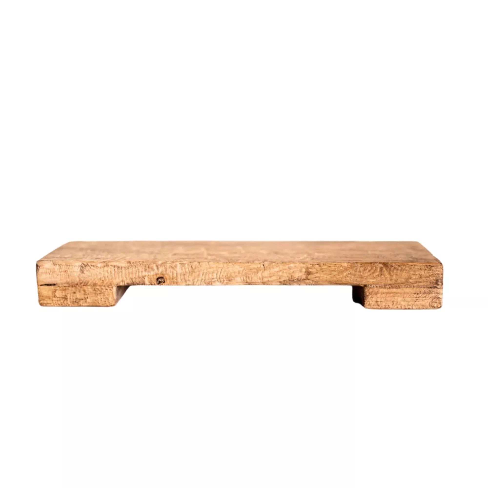 Trivet Riser Reclaimed Elm Wood Natural