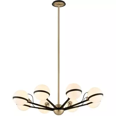 Troy Lighting - Ace 8-Light Medium Chandelier - F5304-TBZ/BBA