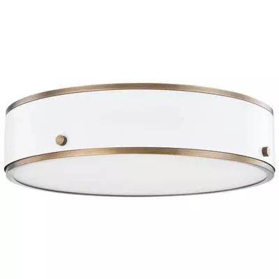Troy Lighting - Eli 1-Light Large Flush Mount - C8316-PBR/SWH