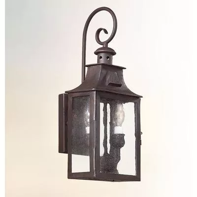 Troy Lighting - Newton 2-Light Small Outdoor Wall Lantern - B9001-SFB