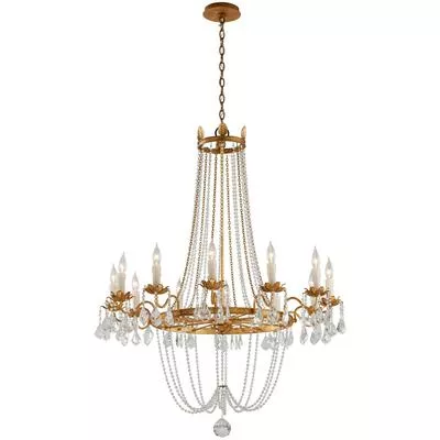 Troy Lighting - Viola 12-Light Large Chandelier - F5367-VGL