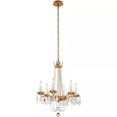Troy Lighting - Viola 6-Light Small Chandelier - F5365-VGL