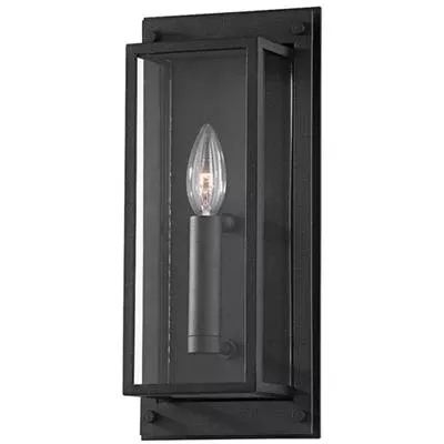 Troy Lighting - Winslow 1-Light Small Exterior Wall Sconce - B9101-TBK