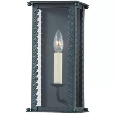 Troy Lighting - Zuma 1-Light Small Exterior Wall Sconce - Verdigris - B6711-VER