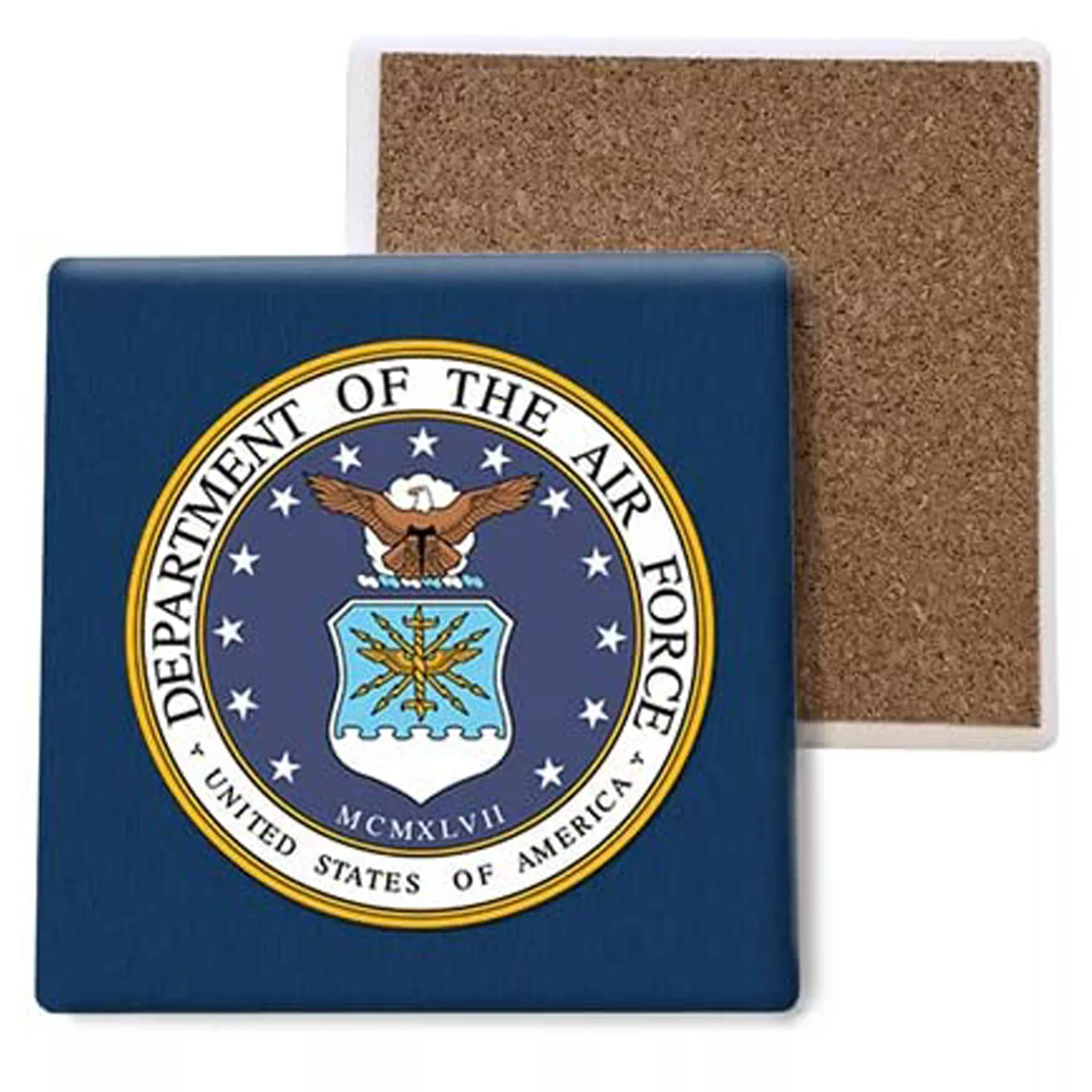 U. S. Air Force Logo Absorbent Stone Coaster