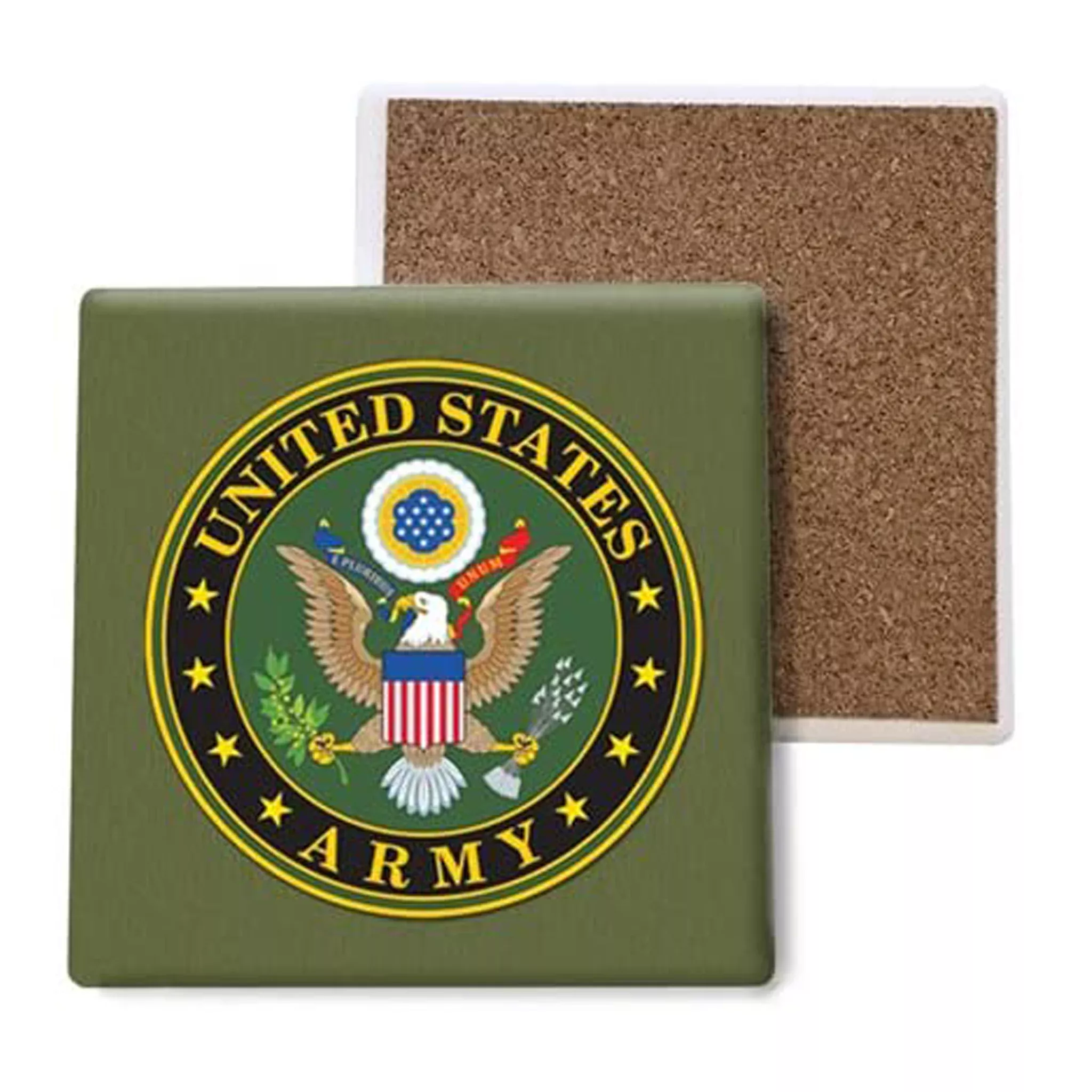 U. S. Army Logo Absorbent Stone Coaster