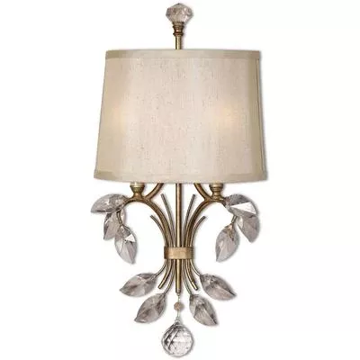 Uttermost - Alenya 2-Light Gold Wall Sconce - 22487