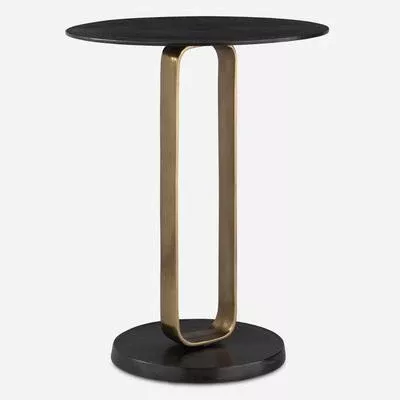 Uttermost - Aperture Accent Table - Brass - 50005