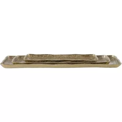 Uttermost - Artisan Antique Gold Trays - Set of 3 - 17989