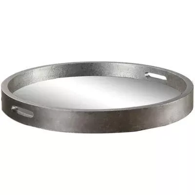 Uttermost - Bechet Round Silver Tray - 19997