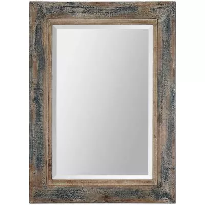 Uttermost - Bozeman Distressed Blue Mirror - 13829