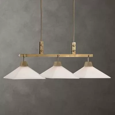 Uttermost - Brookdale Industrial 3-Light Linear Chandelier - 21346