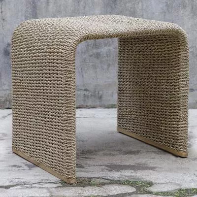 Uttermost - Calabria Woven Seagrass End Table - 22878