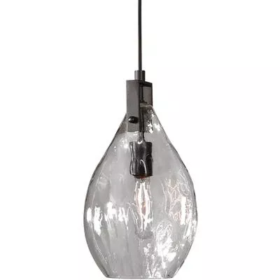 Uttermost - Campester 1-Light Watered Glass Mini Pendant - 22049