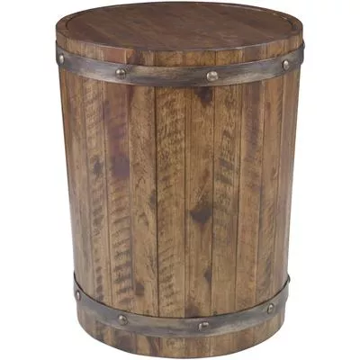 Uttermost - Ceylon Wine Barrel Accent Table - 25327