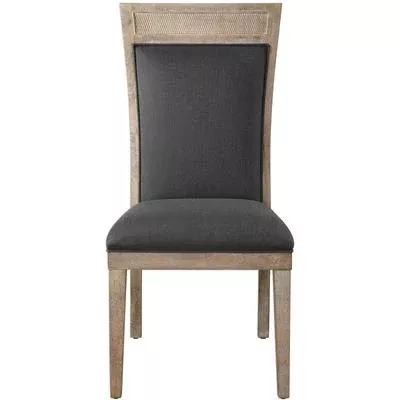 Uttermost - Encore Dark Gray Armless Chair - 23440