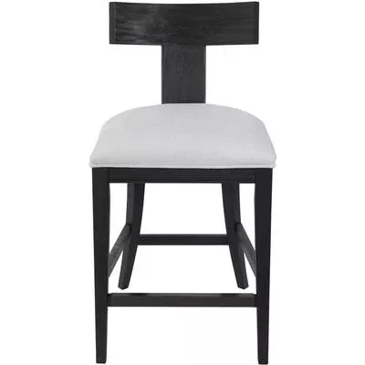 Uttermost - Idris Modern Wood Counter Stool - 23664