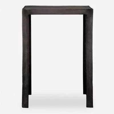 Uttermost - In The Groove Aluminum Accent Table - 22963