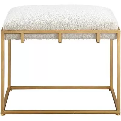 Uttermost - Paradox Small Shearling Bench - 23663