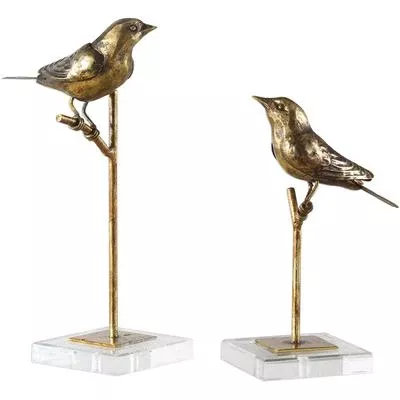 Uttermost - Passerines Bird Sculptures - Set of 2 - 18898