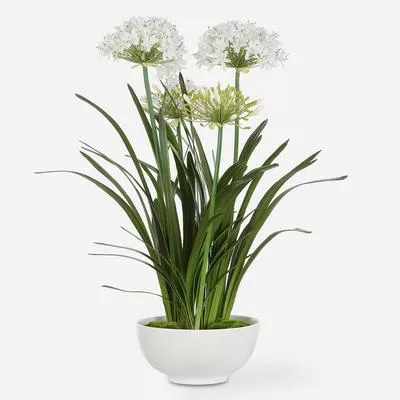 Uttermost - Purity Agapanthus Centerpiece - 60221
