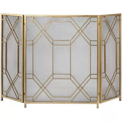 Uttermost - Rosen Gold Fireplace Screen - 18707