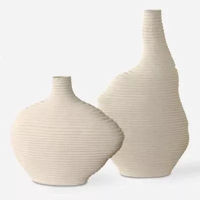 Uttermost - Set of 2 Duostacked Vases - 18140
