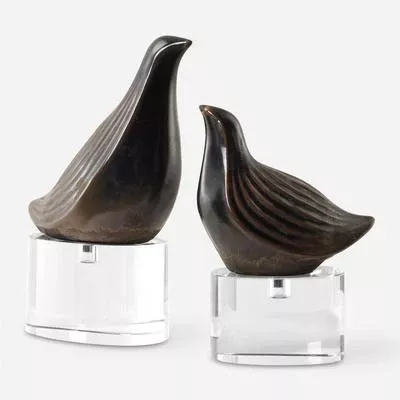 Uttermost - Set of 2 Nesting Bird Sculptures - 18144