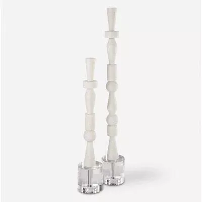 Uttermost - Set of 2 Norte Stone Sculptures - 18102
